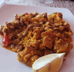 Arroz con un limón